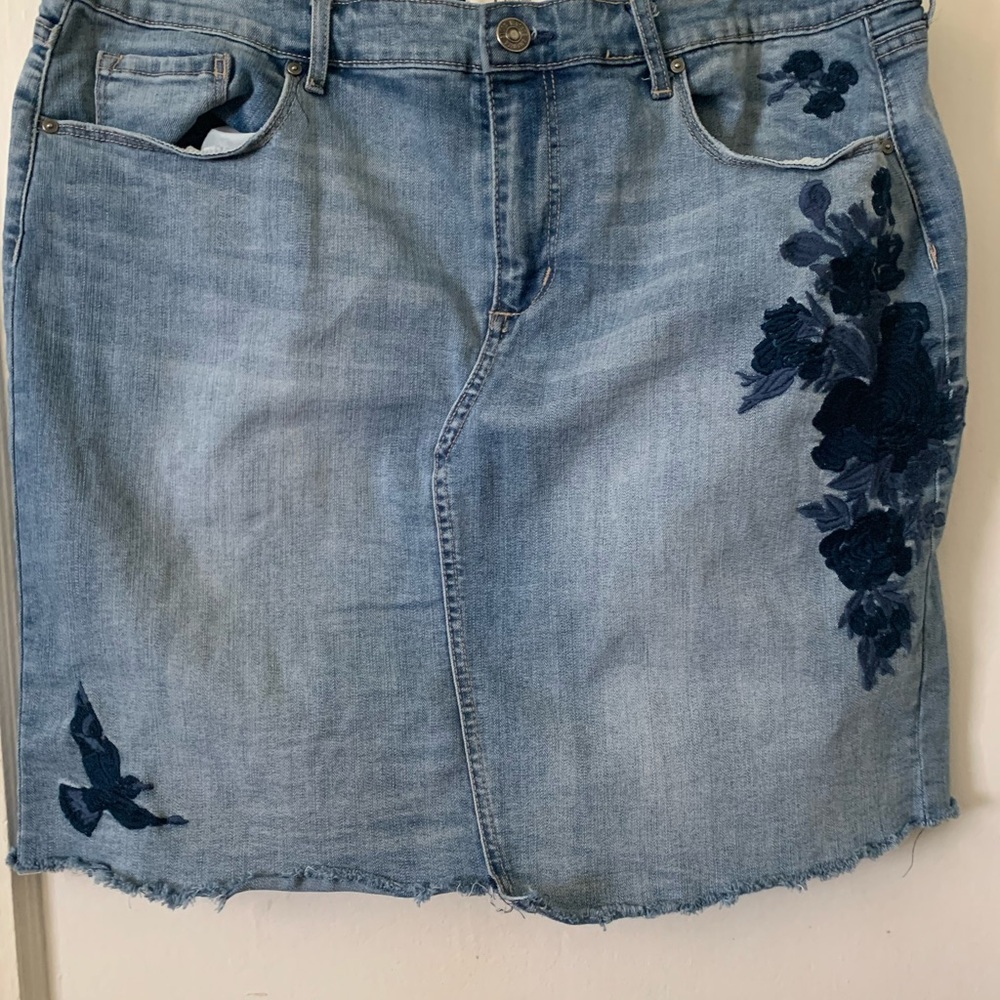 Vintage America Denim with Tan Stitching
